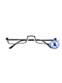 Halbrand-Lesebrille George blau