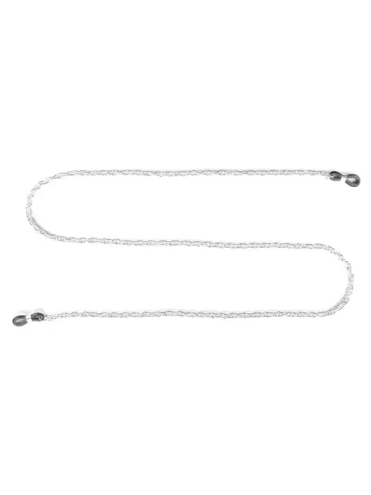 Doppelankerkette, Aluminium silber eloxiert