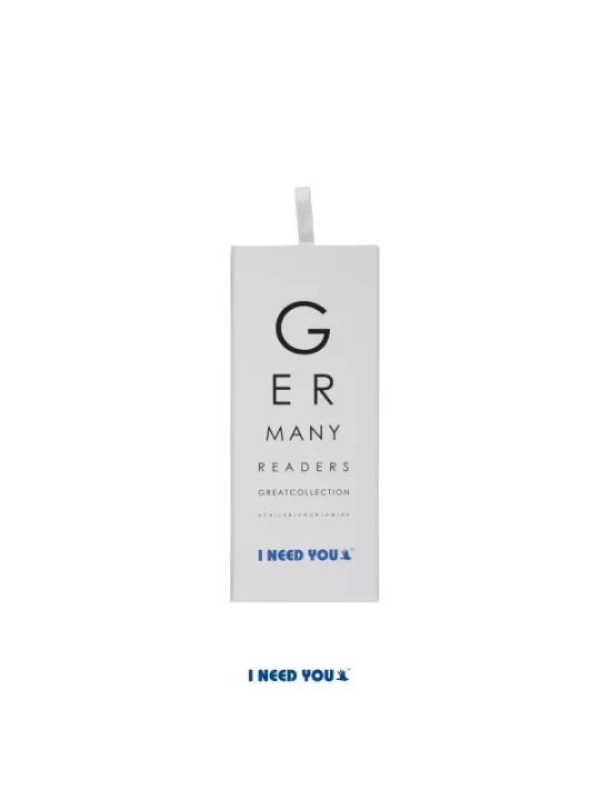 Geschenlbox für hochwerige schmale Edelstahl Lesebrille  8 mm