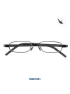 Hochwerige schmale Edelstahl Lesebrille  8 mm