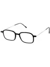 Lesebrille 5 mm Square schwarz