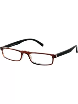 Lesebrille Half Line braun