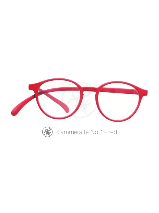 Lesebrille Klammeraffe No 12 red