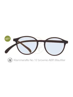 Lesebrille Klammeraffe No 12 brownie ABR