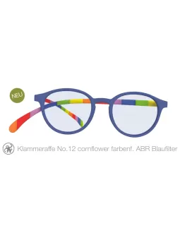 Lesebrille Klammeraffe No 12 cornflower farbenfroh ABR