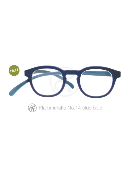 Lesebrille Klammeraffe No 14 blue blue