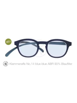 Lesebrille Klammeraffe No 14 blue blue ABR