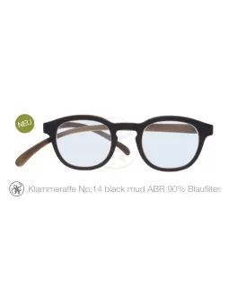 Lesebrille Klammeraffe No 14 black mud ABR