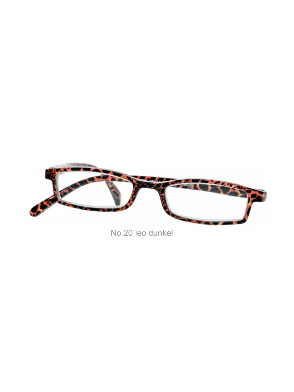 Bunte Lesebrille leo dunkel