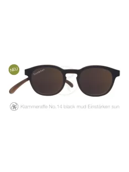 Sonnenbrille mit Sehstärke Klammeraffe No 14 black
