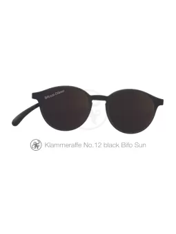 Sonnenbrille mit Lesebrille Klammeraffe No 12 black bifo