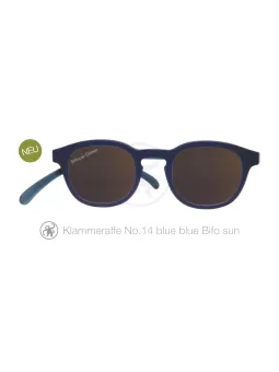 Sonnenbrille mit Lesebrille Klammeraffe No 14 Bifo blue blue
