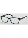 Lesebrille Business schwarz blau