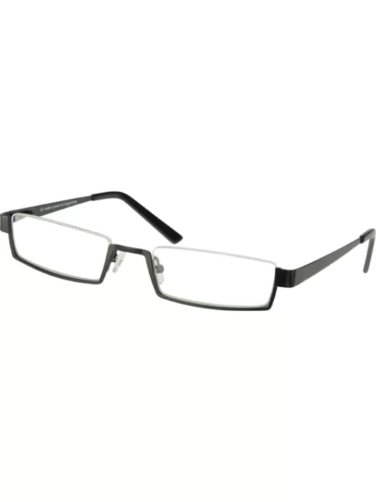 Halbrand Herren Lesebrille mit Hardcase 1761